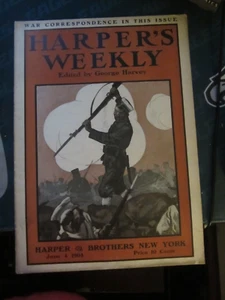 Harpers Weekly Magazine June 4 1904 Teddy Roosevelt Against the Field 64 - Picture 1 of 2