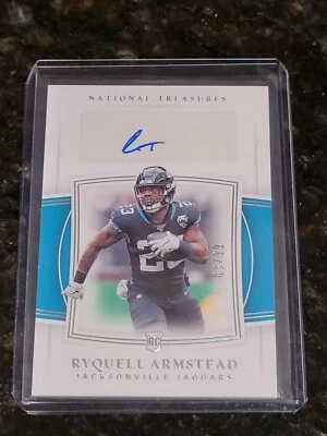 🔥📈 2019 Ryquell Armstead National Treasures Autograph 3/99 MINT-NM!!!🔥📈 - Image 1 of 2