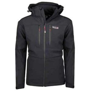 Geographical Norway Softshell Hombre Azul Marino Chaqueta cortavientos Viaje WY9189H - Imagen 1 de 4