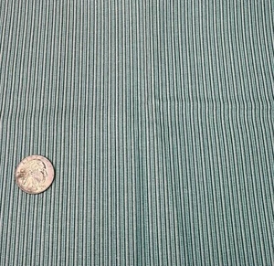 Vintage Striped Marcus Brothers Textiles Cotton Fabric HALF YARD Remnant - Picture 1 of 2