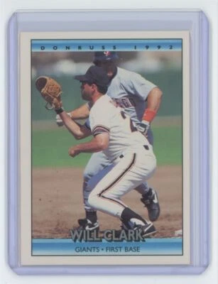 1992 Donruss Will Clark . San Francisco Giants #214. - Image 1 of 2