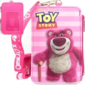 Toy Story Lotso Cartera de Monedas Insignia Portatarjetas de Identificación Estuche Billetera Bolsa Cordón - Imagen 1 de 4