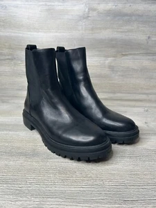Madewell The BRADLEY CHELSEA Lugsole Boots Women's Size 9 - Picture 1 of 7