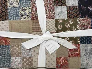 Pottery Barn Mila Reversible King Patchwork Quilt - Picture 1 of 3