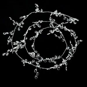 1.5M Acrylic Crystal Beads Curtain Bead Branch String Crystal-Bead Wedding Party - Bild 1 von 12