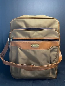Vintage Samsonite Special Edition Cross Body Carry On Bag Purse Safari Tan - Picture 1 of 4