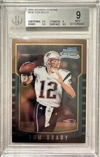 2000 Bowman Chrome #236 Tom Brady RC Rookie Mint BGS 9
