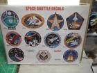 Vintage NOS NASA Space Shuttle Mission Decals Set - 59 Missions