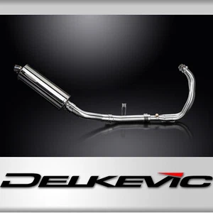 Yamaha XSR700 2021-2024 Complete Exhaust 2-1 14" Oval Stainless Muffler - Bild 1 von 4