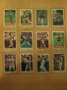 1987 Topps Mini League Leaders Baseball Lot of 12 - Picture 1 of 2