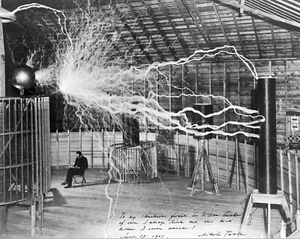 Nikola Tesla 8x10 Foto Bild Bild amerikanischer Erfinder Ingenieur Futurist AC #8 - Bild 1 von 1