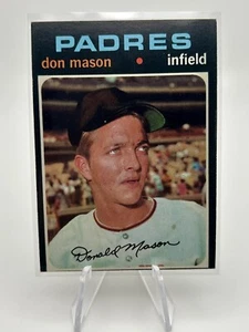 Tarjeta de béisbol 1971 Topps #548 Don Mason vintage de los Padres de San Diego MLB EX+ - Imagen 1 de 2