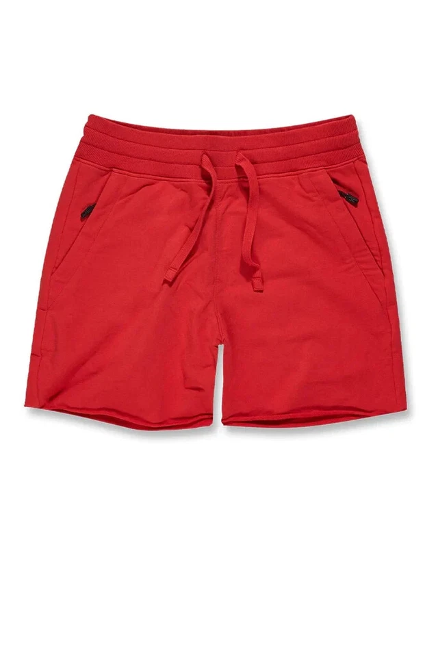 Hombre Jordan Craig ATHLETIC VERANO BRISA PANTALONES CORTOS DE PUNTO Rojo Talla Grande Foto 1 de 1