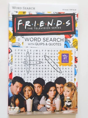 Friends Word Search Paperback Books w/Quips & Quotes Television Show - Vol 1 - Image 1 of 4