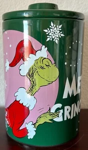 Dr. Seuss Cómo el Grinch Robó Navidad FELIZ GRINCHMAS Tarro de cerámica - Imagen 1 de 7