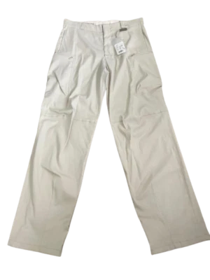 NWT EMPORIO ARMANI 50/14 cargo pants trousers slacks khaki stone knee seams - Image 1 of 4
