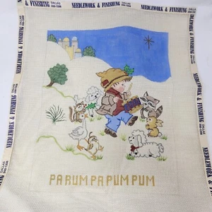 Little Drummer Boy Bethlehem Needlepoint Canvas - Picture 1 of 5