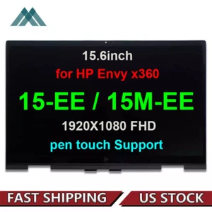 L93183-001 L93181-001 for HP Envy x360 15-ee 15m-ee0000 LCD TouchScreen Assembly - Afbeelding 1 van 6