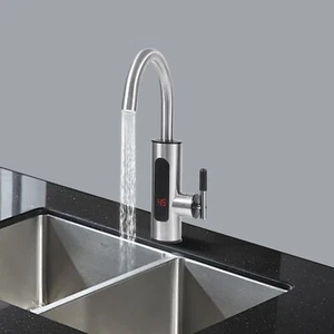 360° Water Heater Faucet,Corded Electric Instant Heating Water Faucet NPT1/2" - Afbeelding 1 van 19