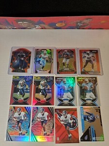 Tennessee Titans Football Lot Rc Rookies Aj Brown Corey Davis Prizm Select Nfl