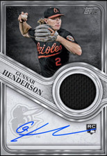 2023 Topps Reverence Rookie Patch Autograph RARE - GUNNAR HENDERSON Digital Card