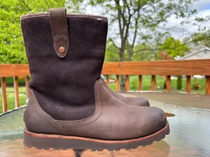 Ugg Stoneman TL Stout Leather Suede Mens Boots 1008511 Brown Size 9 - Picture 1 of 8
