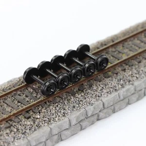24pz HO scala 1:87 POM plastica 33" Ruota per modellino treni set ruote HP28HO - Foto 1 di 6