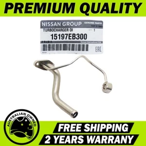 Genuine Turbo Oil Feed & Return Pipe For Nissan Pathfinder R51 YD25 2.5L 3-Bolt - Picture 1 of 8