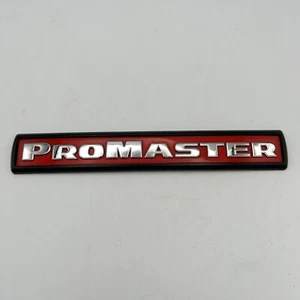 Ram ProMaster 2014-2020 rojo cromo negro placa de identificación emblema 68211249AB - Imagen 1 de 3