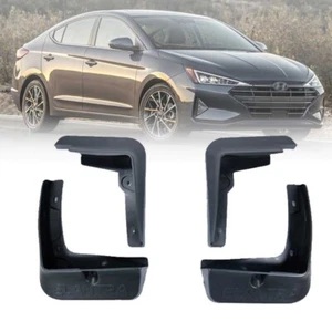 Guardabarros protector contra salpicaduras bandera aletas delanteras + traseras para Hyundai Elantra 16+ - Imagen 1 de 13