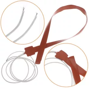 Almohadilla térmica de silicona de 12 V y 50 W, cables flexibles para calentador de espacio - Imagen 1 de 6