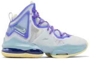 Nike LeBron 19 GS 'Easter' Blue/Purple DD0418-412 Youth Size 4.5Y - Picture 1 of 5