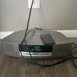 Bose Wave Music System CD Player Clock Radio W/ Remote Tested Works Model AWRCC1 - Picture 1 of 13