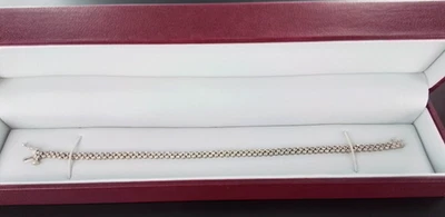 Brazalete tenis Helzberg 10K 1,5 quilates diamantes 7,25 pulgadas - 7,2 gramos Foto 1 de 4