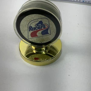 Indianapolis Racers 1974 Game Puck. Hecho en Checoslovaquia. - Imagen 1 de 3