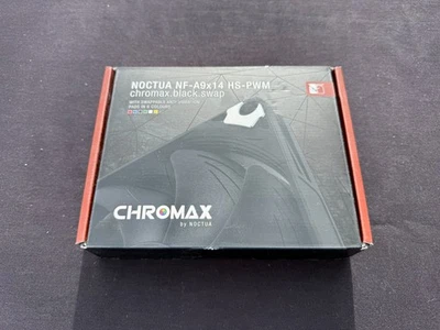 Noctua NF-A9x14 HS-PWM Chromax Black Swap, Premium Quiet Slim Computer Fan 4-Pin - Image 1 of 3