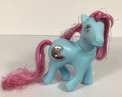 G1 My Little Pony Princess Royal Blue 1987 年小马月亮宝石蓝宝石孩之宝 — 第 1/4 张图片