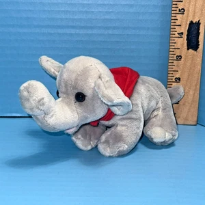 Costruisci un Orso Baby Elephant 6" Mini Peluche St. Louis Zoo Esclusivo con Bandana Rossa - Foto 1 di 7