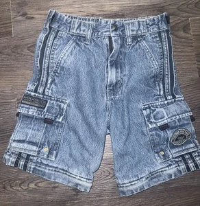 Vintage Route 66 Boys Size 6 Jean Denim Cargo Shorts - Picture 1 of 8