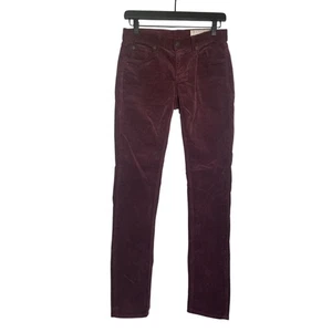 Rag & Bone Skinny Cordhose Damen Größe 25 Bordeaux - Bild 1 von 9