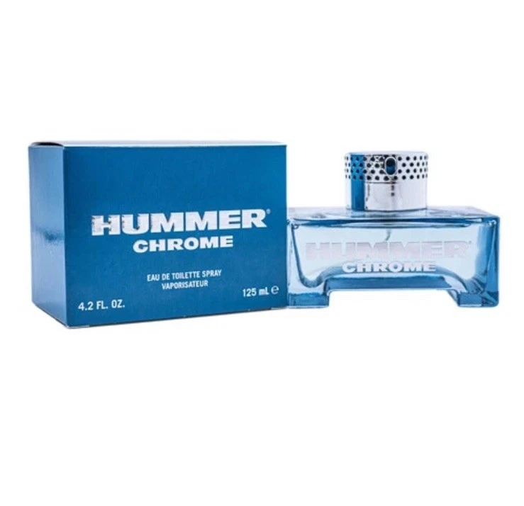 Colonia para hombre Hummer Chrome de Hummer 4,2 OZ EDT nueva en caja Foto 1 de 1