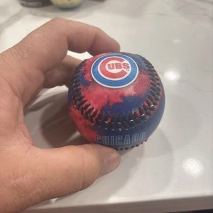 MLB Souvenir Chicago Cubs Color Blast Tie Dye Franklin Brand Baseball EUC - Picture 1 of 24