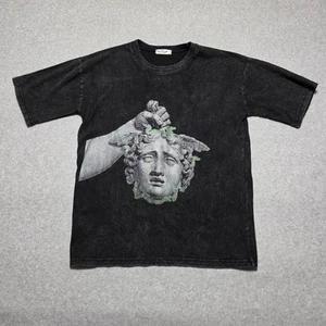 Camiseta Cabeza de Medusa Para Hombre Grande Negra Diseño Mitología Griega - Imagen 1 de 6