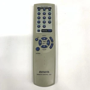 Genuine Aiwa Remote Control RC-ZAS02 - Tested Works - Picture 1 of 5