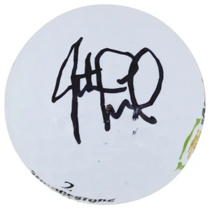 Justin Leonard Authentic Signed Bridgestone WM Open Logo Golf Ball BAS #AC33612 - Picture 1 of 4