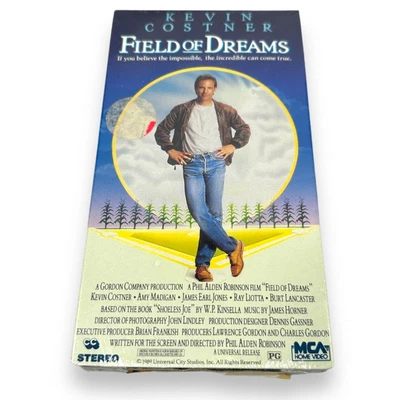 Vintage Field of Dreams VHS Kevin Costner Baseball Watermark 1989 Sealed New - Image 1 of 4