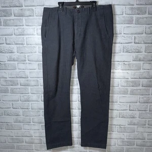 Pantalones de pierna recta Wallace & Barns azul oscuro 100 % algodón para hombre talla 33x32 - Imagen 1 de 5
