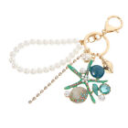 Keychain Pearl Girl Car Gadgets Purse Holder for Keychains Backpacks
