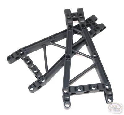 LEGO Technic - 2 Pcs, 7x16 Girder Triangle - DBG - New - (79768, EV3, Liftarm) - Image 1 of 4