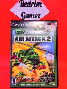 Army Men Air Attack 2 Black Label Sony PS2 Video Games Arcade Shooter - Picture 1 of 3